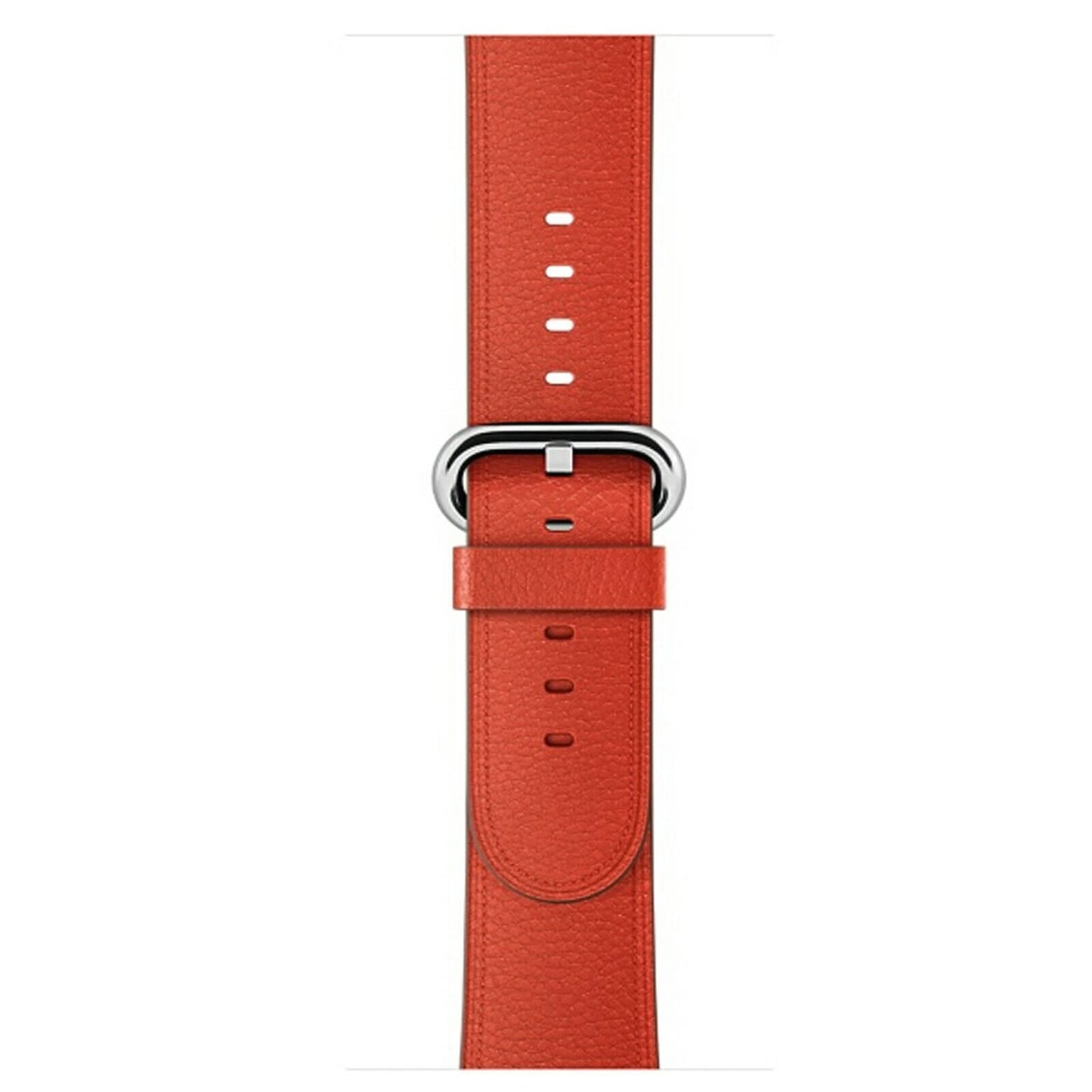 Red Leather Apple Watch Band 44mm