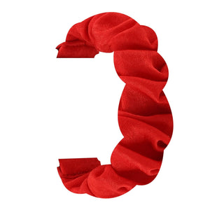 Red Scrunchie Garmin Vivoactive 3 Strap