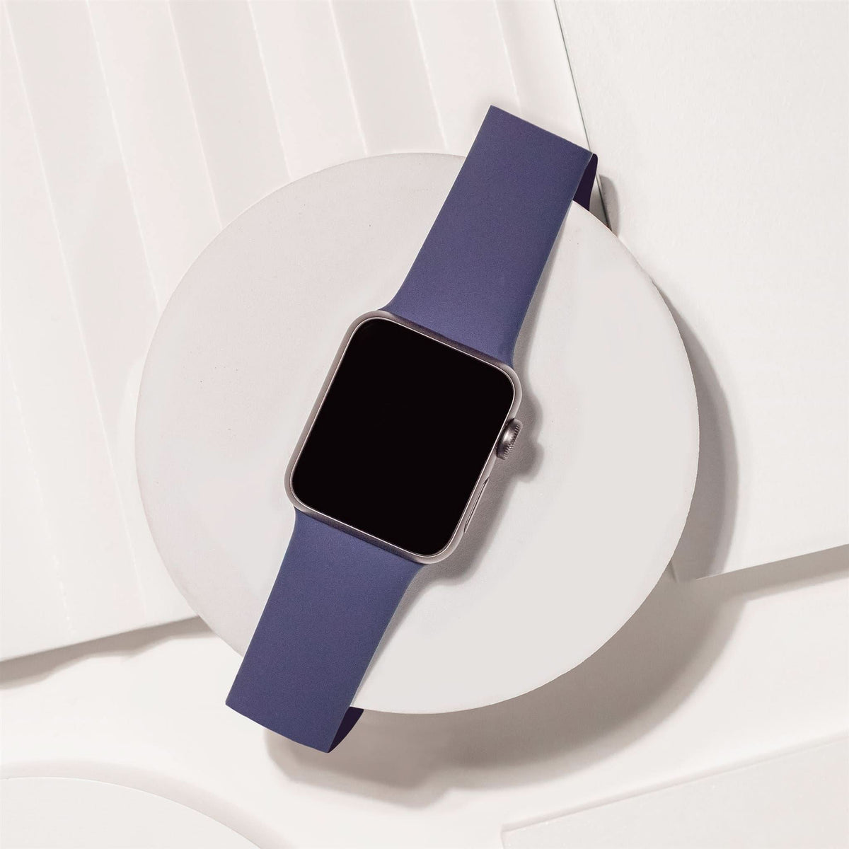 Navy Apple Watch 38mm Strap FitStrapsUK