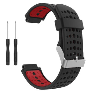 Black/Red Garmin Forerunner 230 Strap