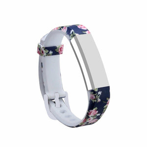 Red Rose Pattern Strap for Fitbit Alta