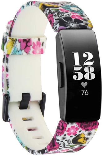 Flowers Strap for Fitbit Inspire HR