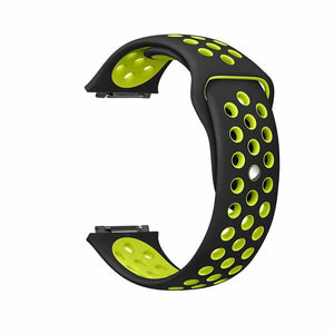 Black/Yellow  Strap for Fitbit Ionic