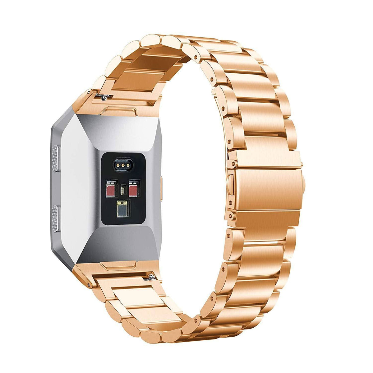 Rose Gold Stainless Steel Strap for Fitbit Ionic – FitStrapsUK