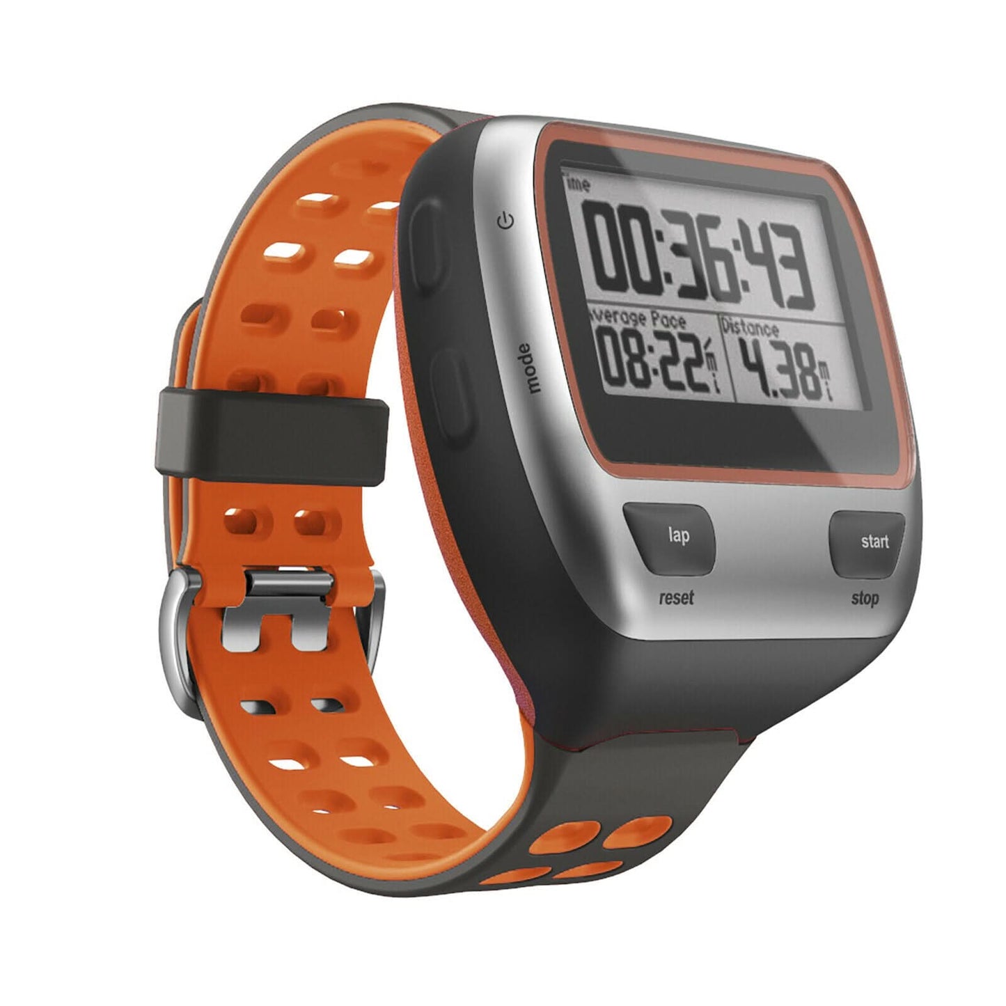Black/Orange Garmin Forerunner 310xt Strap