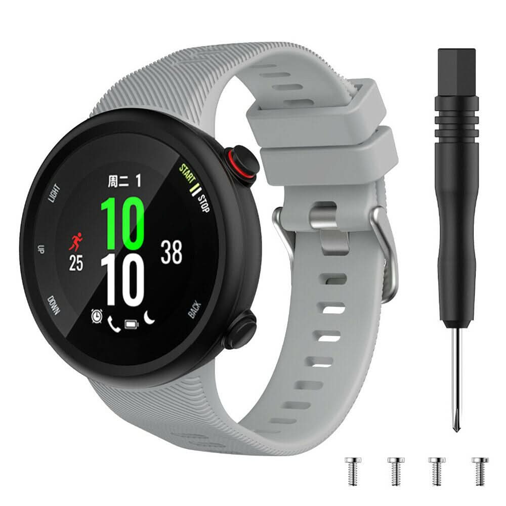 Grey Garmin Forerunner 45S Strap FitStrapsUK
