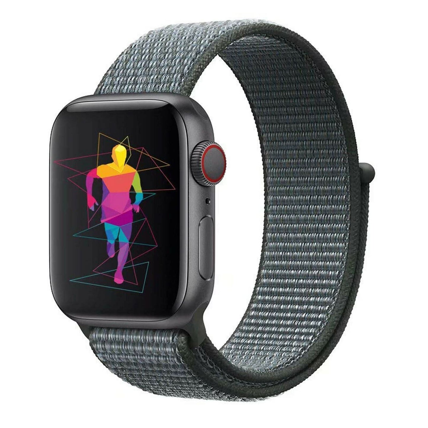 Light Grey Nylon Apple Watch Strap