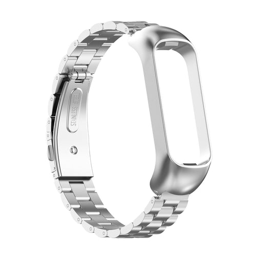 Silver Stainless Steel Strap for Samsung Galaxy Fit 2 SMR220 