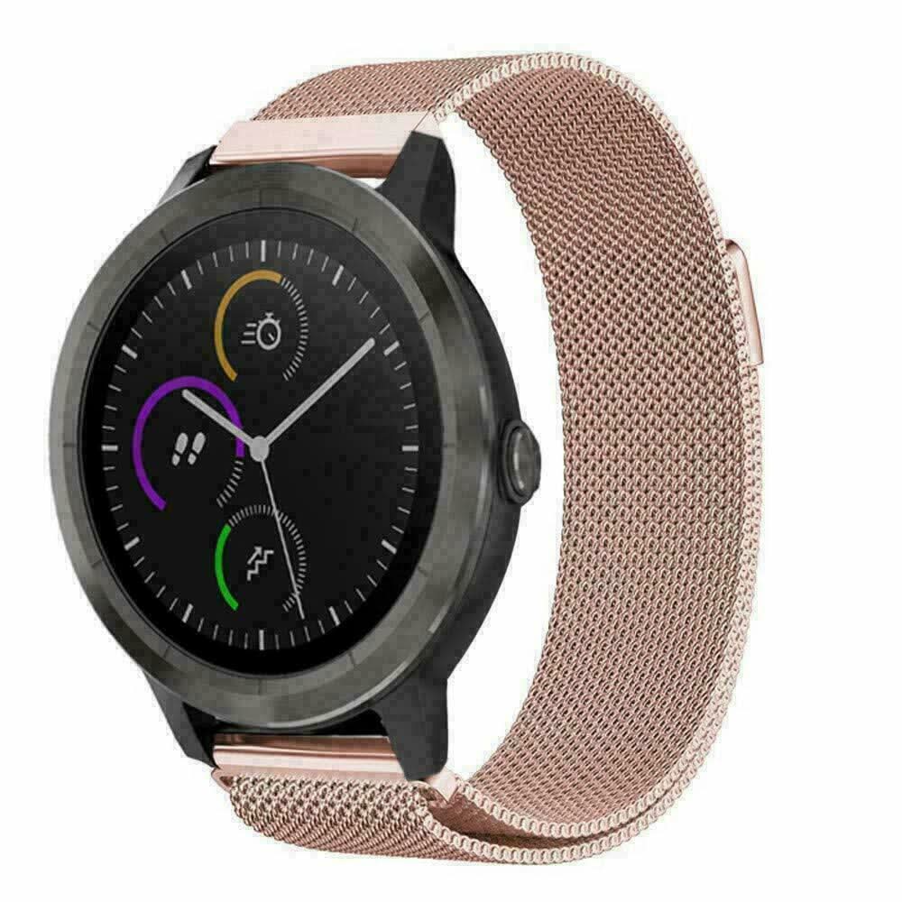 Rose Gold Metal Garmin Forerunner 245 Strap