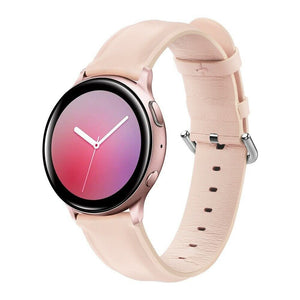 Light Pink Leather Garmin Vivoactive 3 Strap
