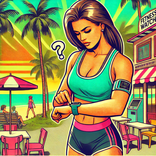 A lady looks at her device wondering is the Apple Watch Strap covered by warranty