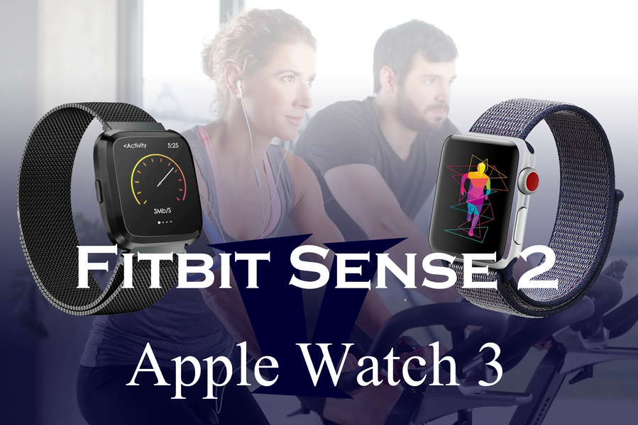 The Fitbit Sense 2 vs Apple Watch 3