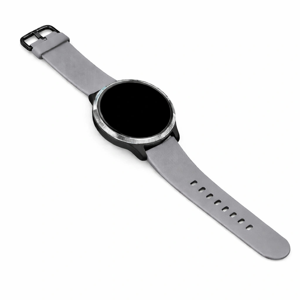 Grey replacement wristband compatible with Garmin Venu smartwatch