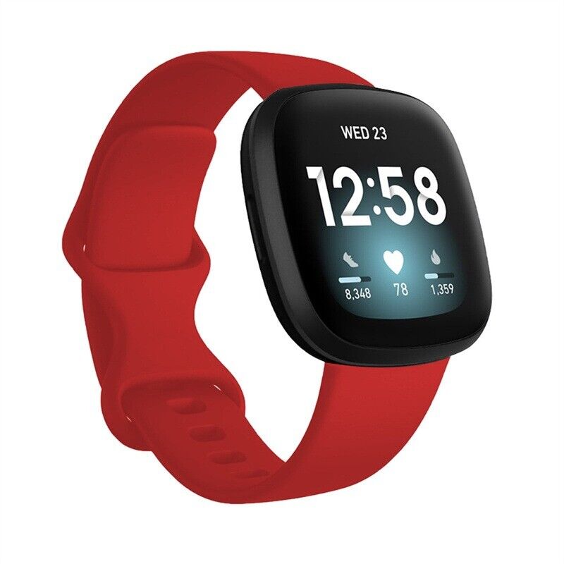 Red fitbit 2025 versa band