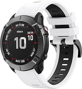 White/Black Garmin Approach S60 Strap