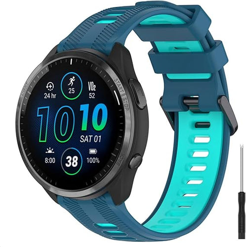 Navy/Mint Garmin Fenix 5 Strap