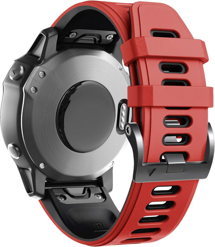 Red/Black Garmin Fenix 5 Strap