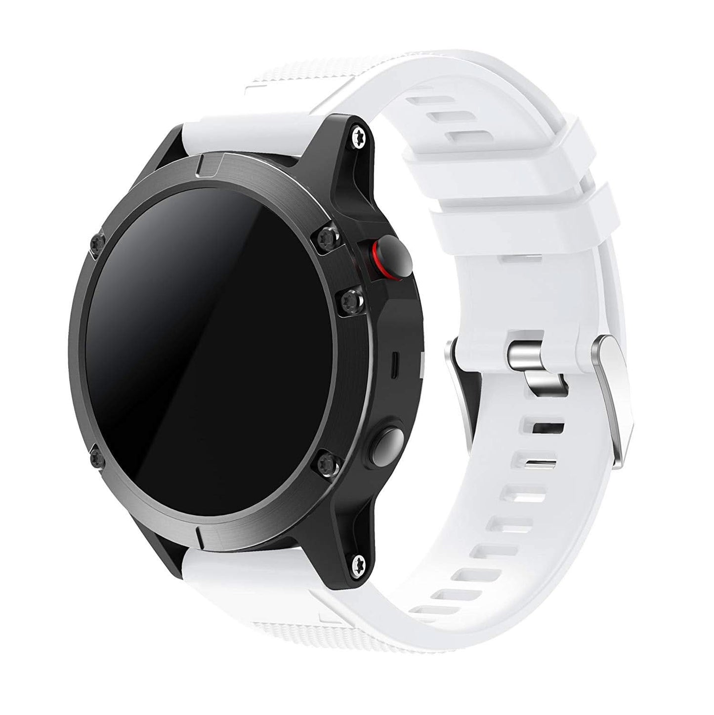 White Garmin Instinct Strap