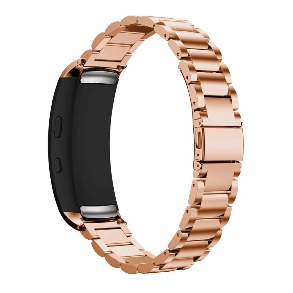 Rose Gold Stainless Steel Samsung Gear Fit 2 Strap