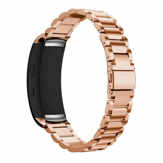 Rose Gold Stainless Steel Samsung Gear Fit 2 Strap
