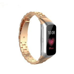 Rose Gold Stainless Steel Samsung Galaxy Fit Strap