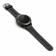 Black Garmin Fenix 6 strap premium silicone replacement band