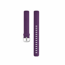 Dark purple replacement watch strap for Fitbit Inspire 2 with adjustable buckle