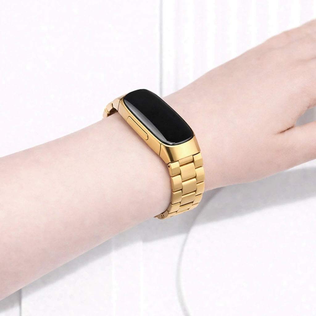 Gold Stainless Steel Strap for Fitbit Inspire 2