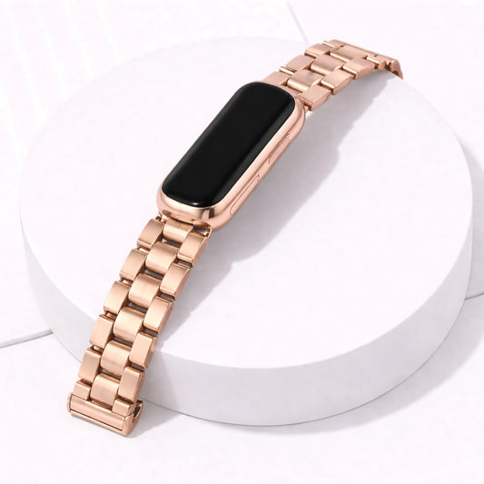 Rose Gold Stainless Steel Strap for Fitbit Luxe