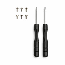 Screwdrivers and screws included for installing a Garmin Forerunner 35 wristband