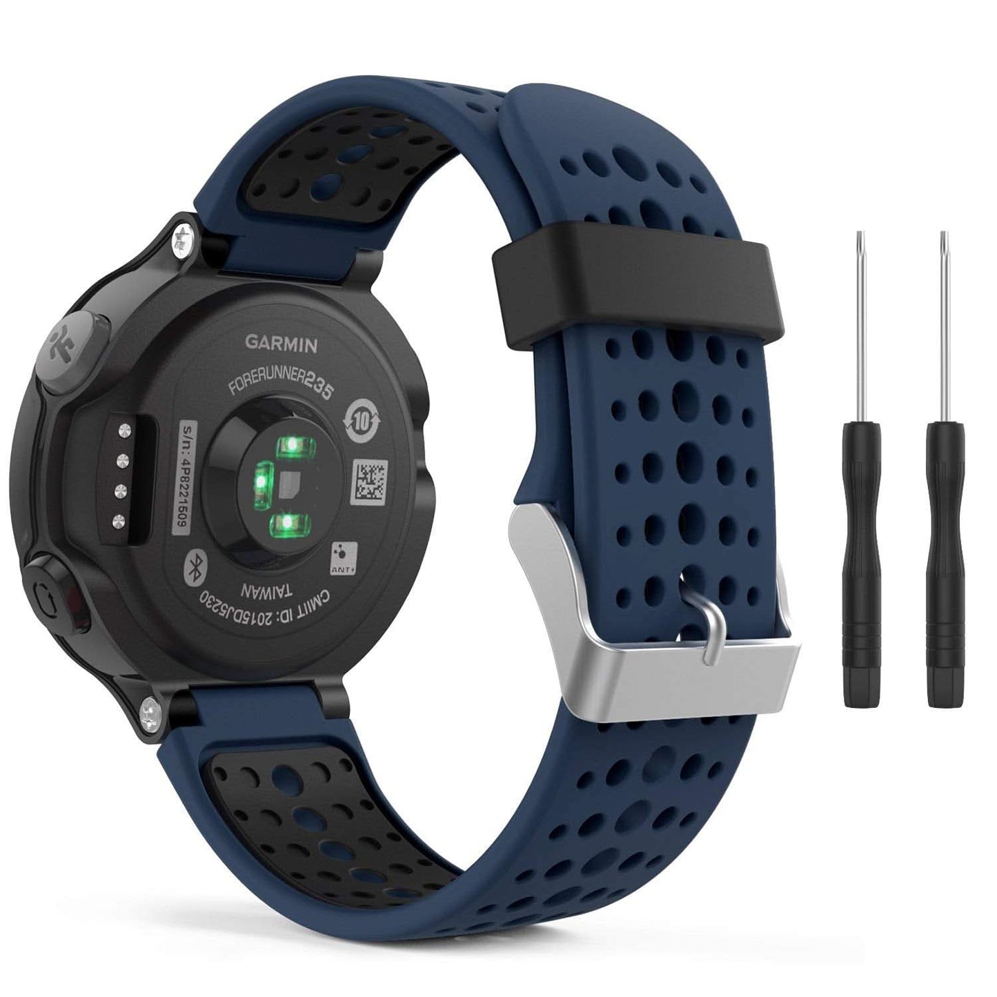 Navy Blue/Black Garmin Forerunner 230 Strap