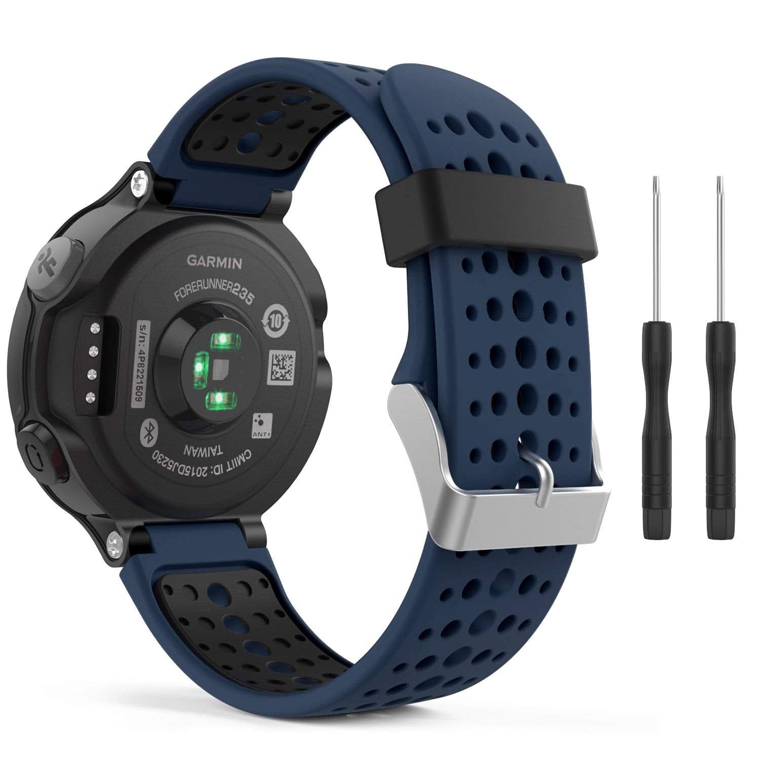 Navy Blue/Black Garmin Forerunner 230 Strap