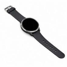 Black replacement strap compatible with Garmin Venu smartwatch