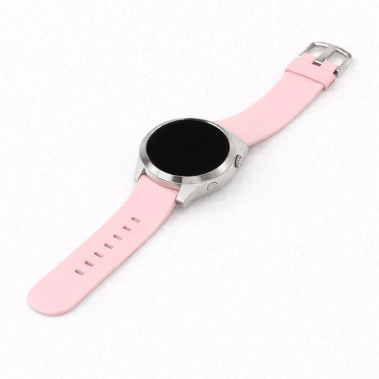 Light pink silicone strap for Garmin Vivoactive 4S smartwatch