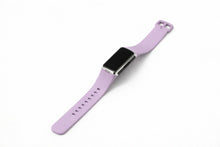 Light purple silicone band for Fitbit Charge 6 fitness tracker