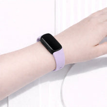 Light purple watch band worn on a Fitbit Inspire 3