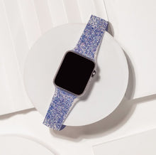 Blue Glitter Apple Watch Strap