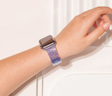 Blue Glitter Apple Watch Strap