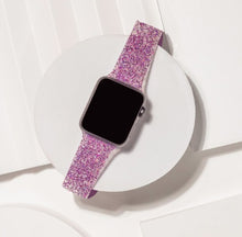 Purple Glitter Apple Watch Strap