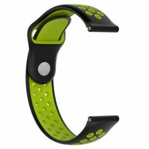 Black and green Sports Strap for Huawei Watch GT2 46mm