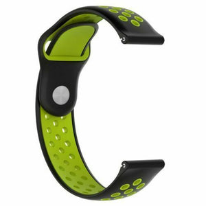 black green Sports Style Strap for Samsung Galaxy Watch 42mm