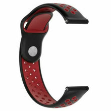 black red Sports Strap Samsung Galaxy Watch 42mm
