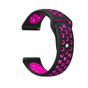 Black and pink Sports Strap for Huawei Watch GT2 46mm