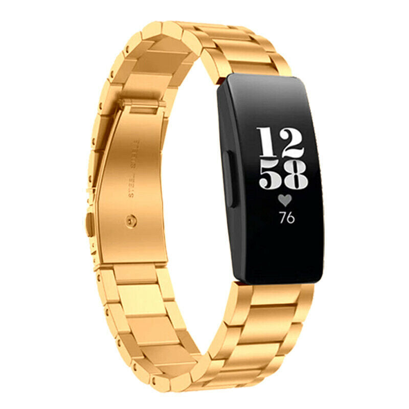 Gold Stainless Steel Strap for Fitbit Inspire
