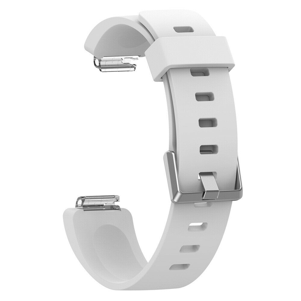 White Leather Fitbit Inspire 3 Strap – FitStrapsUK