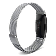 Silver Metal Band for Fitbit Inspire HR