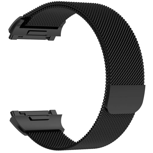 Black Metal Fitbit Ionic Strap