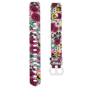 Flowers Print Pattern Strap for Fitbit Alta