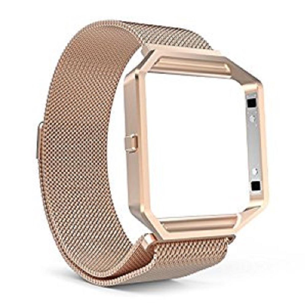 Rose Gold Metal Strap for Fitbit Blaze – FitStrapsUK