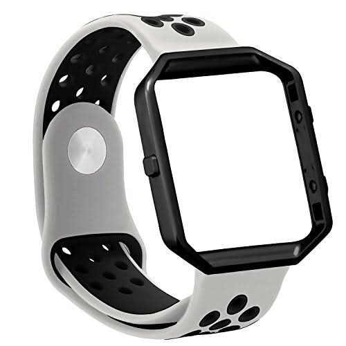 Whte/Black Strap for Fitbit Blaze